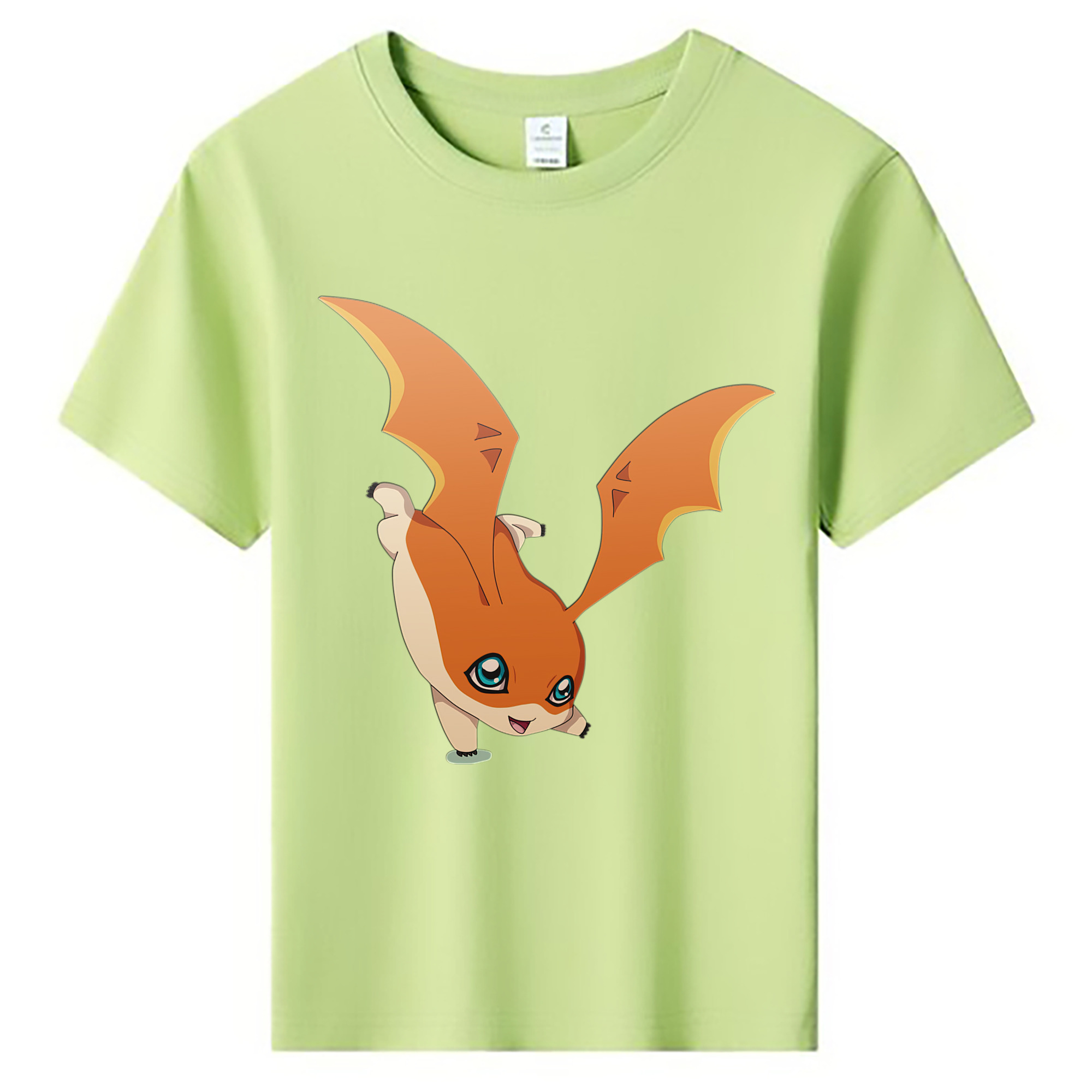 （画像用） Digimon デジタルモンスター/デジモン 綿100％キッズTシャツ（フロントプリント）